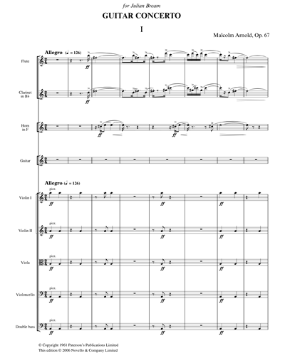 Guitar Concerto, op. 67 — 马尔科姆·阿诺德