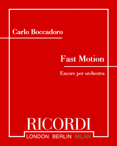 Fast Motion — Carlo Boccadoro
