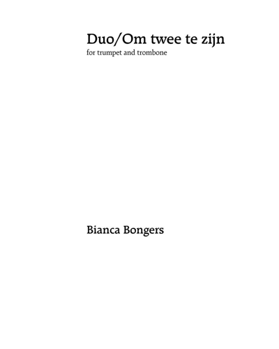 Duo & 'Om Twee te Zijn' — Bianca Bongers