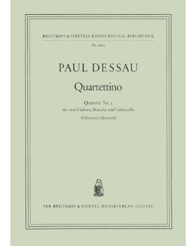 Quartettino — Paul Dessau