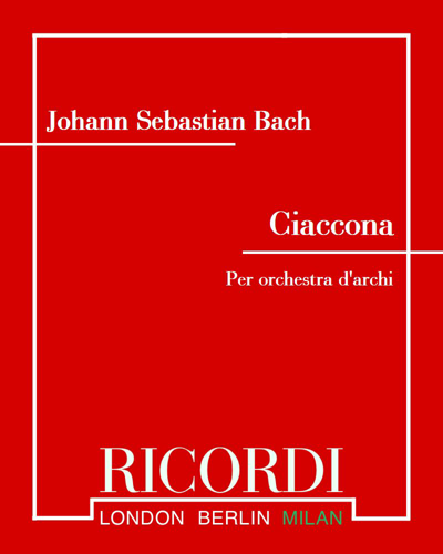 Ciaccona — Johann Sebastian Bach