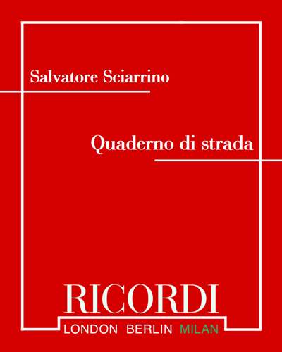 Quaderno di strada — Salvatore Sciarrino