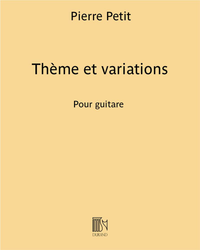 Thème et variations — Pierre Petit