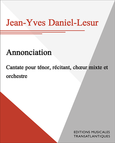 Annonciation — Jean-Yves Daniel-Lesur