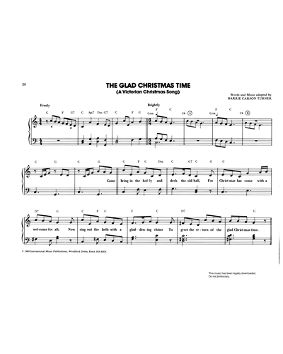 The Glad Christmas Time (A Victorian Christmas Song) — Barrie Carson Turner