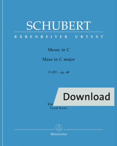 Mass in C major op. 48 D 452 — 舒伯特