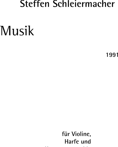 Music — Steffen Schleiermacher