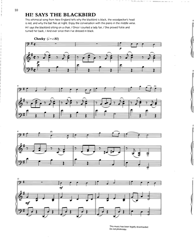 Hi Says the Blackbird (from 'O Shenandoah!') — 美国传统