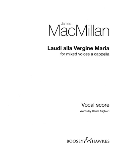 Laudi alla Vergine Maria — 詹姆斯·麦克米伦