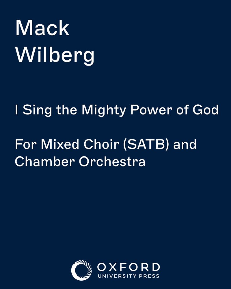 I Sing the Mighty Power of God — Mack Wilberg