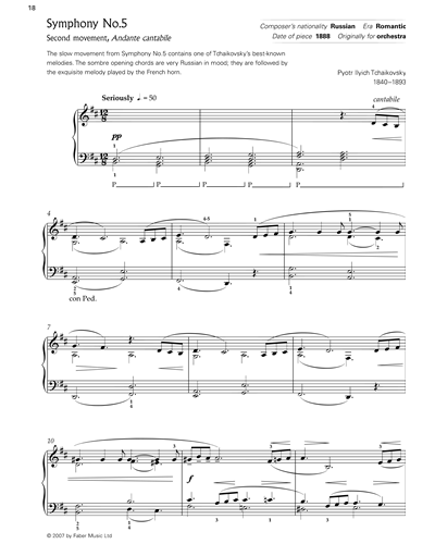 Symphony No. 5 - Second Movement — 柴可夫斯基
