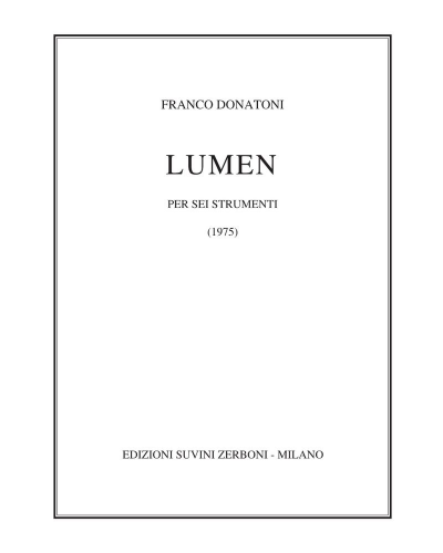 Lumen — 弗兰科·多纳托尼