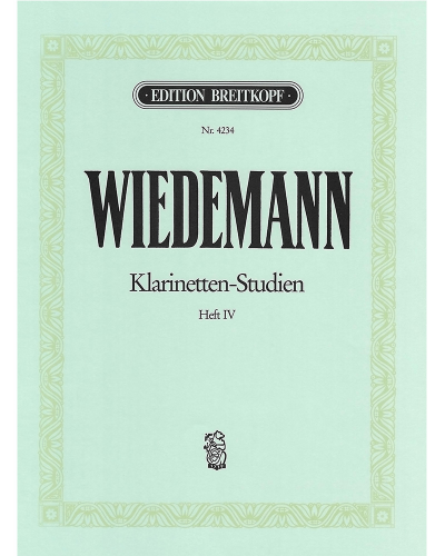 Clarinet Studies, Book 4 — Ludwig Wiedemann