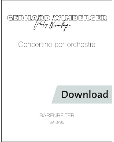 Concertino per orchestra — Gerhard Wimberger