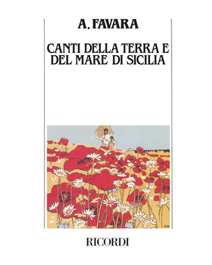 Canti della terra e del mare di Sicilia — Alberto Favara