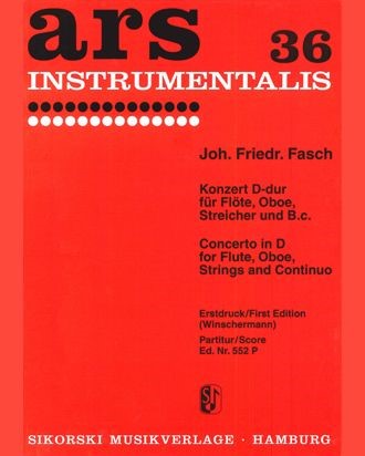 Concerto in D major — Johann Friedrich Fasch