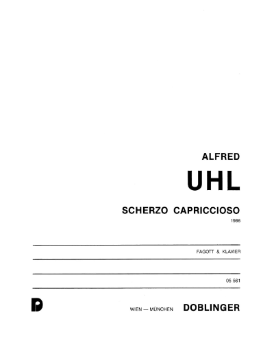 Scherzo capriccioso — Alfred Uhl