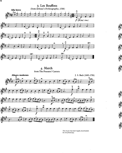 March (from 'The Peasants' Cantata') — 巴赫
