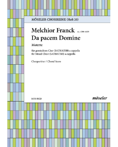 Give peace, Lord, in our time — Melchior Franck