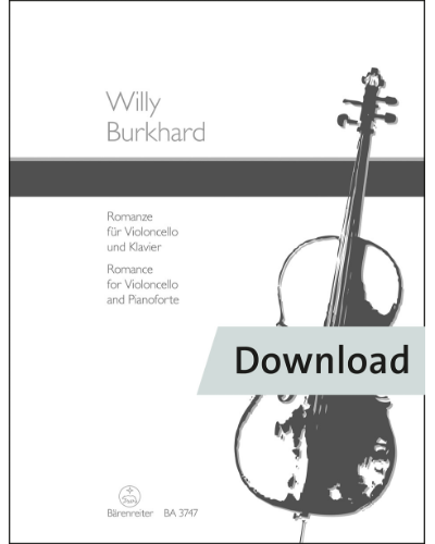 Romanze für Violoncello und Klavier — Willy Burkhard