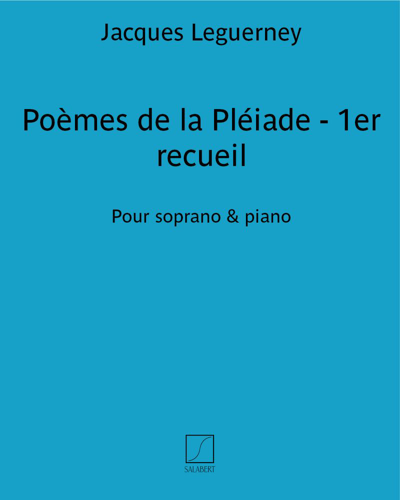 Poèmes de la Pléiade - 1er recueil — Jacques Leguerney