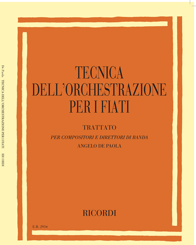 Tecnica dell'Orchestrazione per i Fiati — Angelo de Paola