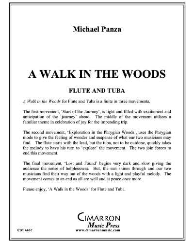 A Walk in the Woods — Michael Panza