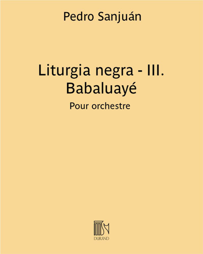 Liturgia negra - III. Babaluayé — Pedro Sanjuán