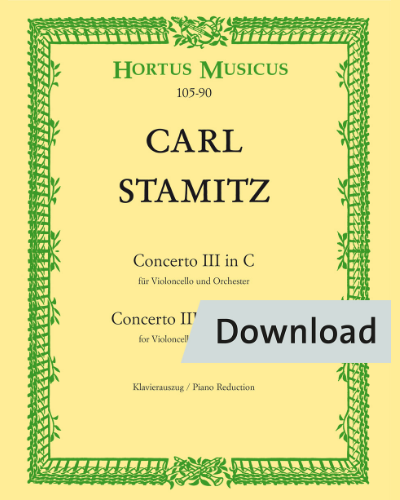 Konzert für Violoncello und Orchester C-Dur — 卡尔·斯塔米茨