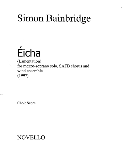 Éicha — Simon Bainbridge