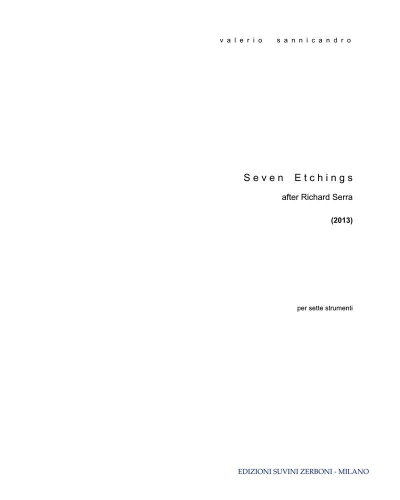 Seven Etchings — Valerio Sannicandro