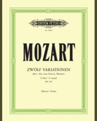 12 Variations K265 on 'Ah! Vous dirai-je, Maman' — 莫扎特