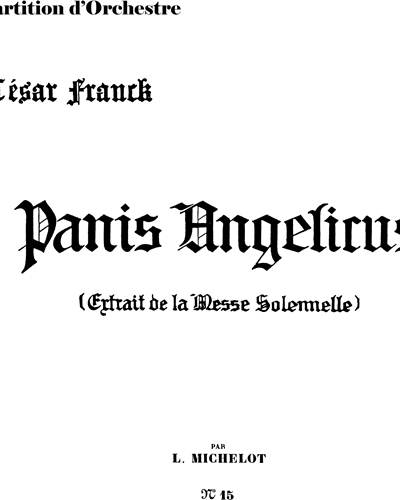 Panis Angelicus (Michelot version) — 弗兰克