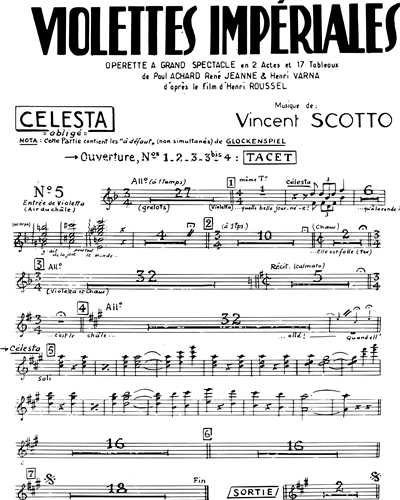 Violettes Imperiales — Vincent Scotto