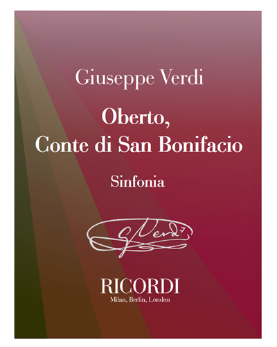 Oberto, Conte di San Bonifacio - Sinfonia — 威尔第