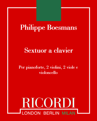 Sextuor for Keyboard — Philippe Boesmans