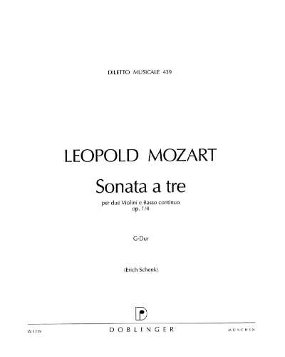Sonata a 3 in G major, op. 1 No. 4 — 利奥波德·莫扎特