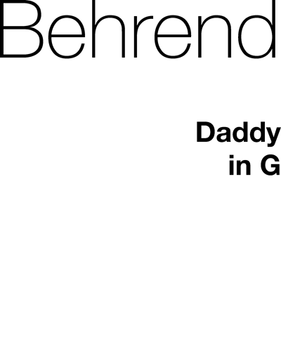 Daddy (in G major) — A. H. Behrend