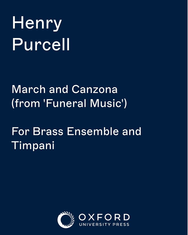 March and Canzona (from 'Funeral Music') — Henry Purcell