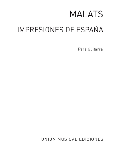 Impresions de España — Joaquim Malats