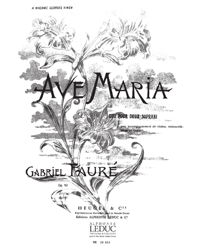 Ave Maria, op. 93 — 福雷