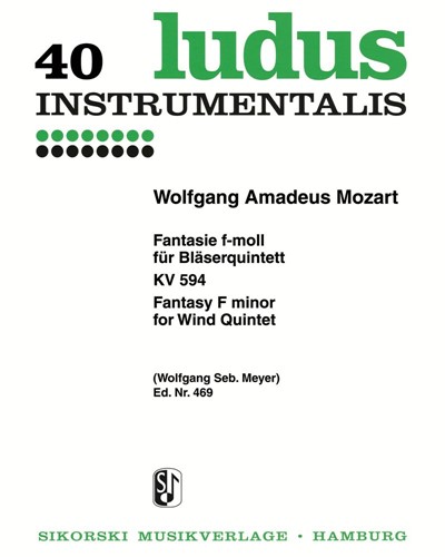 Fantasia in F minor, K. 594 — 莫扎特
