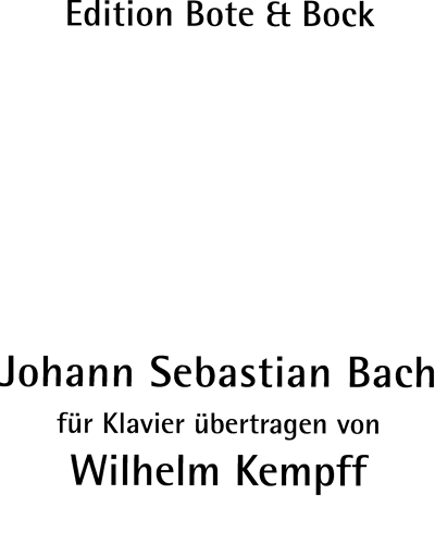Siciliano, BWV 1031 — 巴赫