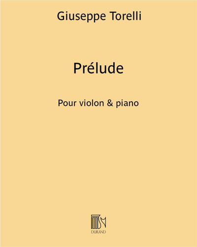 Prelude for Violin and Piano — 托雷利