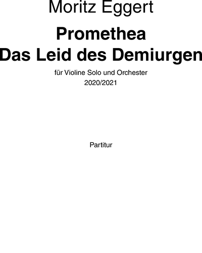 Promethea [Teil 2] — Moritz Eggert