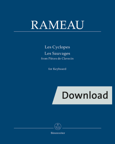 Les Cyclopes / Les Sauvages for Keyboard — 拉莫