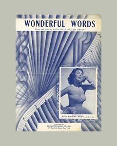 Wonderful Words — Buddy Kaye