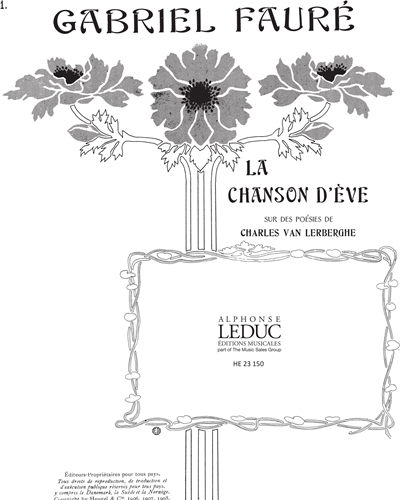 Paradis No. 1 (from 'La Chanson d'Ève', op. 95) — 福雷