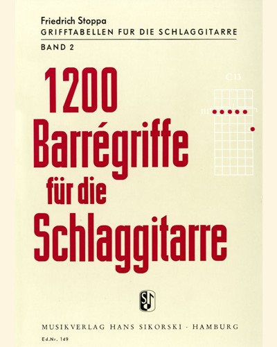 1200 Barre Chords for the Struck Guitar — Friedrich Stoppa