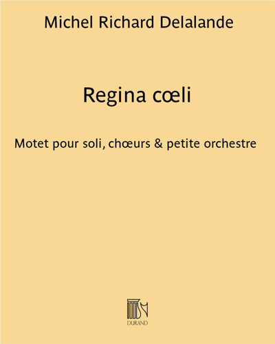 Regina cœli — Michel Richard Delalande